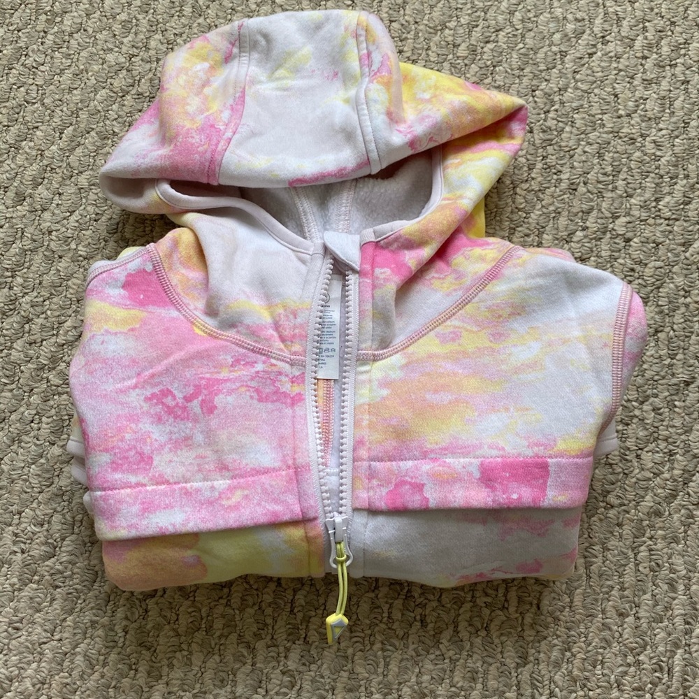 Ivivva tie die fleece sweater